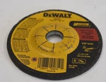 Dewalt Dw4619 Metal Grinding Wheel Type 27 1/4" A24r 5" X 7/8". Fixed Price $2.39.