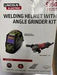 Lincoln Electric Welding Helmet With Angle Grinder Kit K5594-1. Fixed Price $149.99.