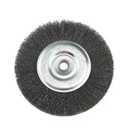 6 Inch Crimped Wire Brush For Bench Grinder Rust Dirt Paint Removal Tools. Fixed Price $13.49.