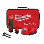 Milwaukee 2485-22 M12 Fuel 1/4" Right Angle Die Grinder Kit, Batteries Charger. Fixed Price $249.00.