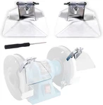 Bench Grinder Eye Shield, 2 Pcs Eyeshield Replacement Kit For Most. Fixed Price $21.88.