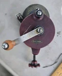Vintage Bench Mount Hand Crank Stone Grinder & Sharpener Made In Usa Craftsman. Fixed Price $79.99.
