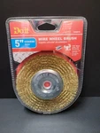 Do It Best 5" Coarse Wire Wheel Brush For Metal Pn 365815 Fits: Bench Grinders. Fixed Price $12.99.