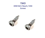 Two Bosch Hilti Skil Thread Furrow Screws 1603435026 Bearing Flange Gear Housing. Fixed Price $1.99.