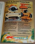 1980 Kmart Store Print Ad/black & Decker Power Tools/circular Saw/bench Grinder. Fixed Price $7.99.