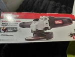 Hyper Tough 6-amp 4-1/2in Corded Angle Grinder Rotary/circular Slide Lock. Fixed Price $31.50.