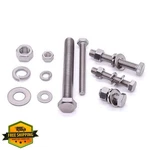 Eastlo 4 Sets M12x50mm Hex Bolt Kit Nuts Washers. Fixed Price $20.00.