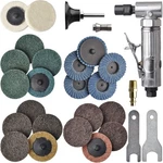 Toolpeak 1/4 Inch Angle Air Die Grinder With 22 Pcs 2-inch Roll Lock Sanding .... Fixed Price $48.73.