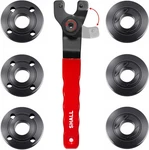 Shall Angle Grinder Tool Kit With 5/8'-11 Flange Wrench, Black. Fixed Price $20.16.