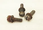 Vtg Craftsman 115.19500 1/4 Hp Bench Grinder Wheel Guard Cover Screws Bolts Usa. Fixed Price $9.99.