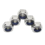 Fullerkreg M6 X 1mm Din985 Self-locking Nylon Insert Hex Lock Nuts,stainless Ste. Fixed Price $16.95.