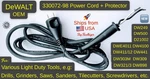 Dewalt B&d 330072-98 Oem Cord + 330005-01 Protector For Dw4011 D28402 Dr601 7359. Fixed Price $27.95.