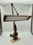 Vintage Industrial Dazor Floating Light Fixture, Model Ul-2124-16. Working. Fixed Price $75.00.