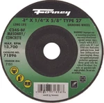 Lot Of 10 Forney 71896 Type 27 4" X 1/4" 5/8" Masonry Grinding Cut-off Wheels. Fixed Price $23.99.