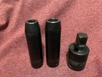 Usa Craftsman 19492 1/2" Drive Universal Joint Impact Adapter Plus 2 Deep Socke. Fixed Price $21.99.