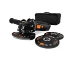 Wen 7.5-amp 4-1/2-inch Corded Angle Grinder With 3 Discs And Case. Fixed Price $24.66.