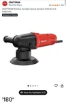 Craftsman Cmee145 6 In Variable Speed Random Orbit Polisher Buffer 4.5a - New. Fixed Price $164.98.