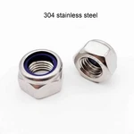 Stainless Steel Nylon Lock Nut M2 M2.5 M3 M3.5 M4 M5 M6 M8 M10 M12 M14 M16 100pc. Fixed Price $28.99.