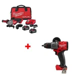 Milwaukee 2880-22 M18 Fuel Grinder Kit W/ Free 2904-20 1/2" Drill/driver. Fixed Price $599.82.