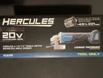 New Hercules 20v Brushless Cordless 4-1/2 In./5 In. Paddle Switch Angle Grinder. Fixed Price $105.00.