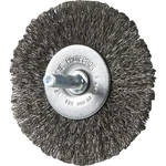 Weiler Vortec 3 In. Crimped, Fine Drill-mounted Wire Brush. Fixed Price $19.50.