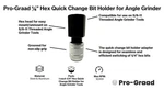 Pro-graad Angle Grinder Adapter. Fixed Price $27.49.