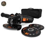 Wen 7.5 Amp Corded 4-1/2" Angle Grinder With 3 Discs. Fixed Price $60.99.