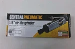 Central Pneumatic 1/4" Air Die Grinder Compact One Hand Operation Item. Fixed Price $17.95.