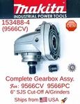 Makita 153488-4 Complete Gearbox Assy. For 9566cv 9566pc 6" Sjs Cut-off Grinders. Fixed Price $74.95.