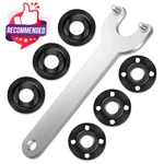 Pwkauka 7pcs Angle Grinder Nut Flange Wrench Kit, 5/8-11.... Fixed Price $13.99.