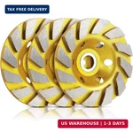 Mudder 3 Pieces 4 Inch Concrete Diamond Grinding Wheel Turbo Row Grindin. Fixed Price $20.46.
