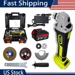 115mm Brushless Angle Grinder Set Power Cutting Tools W/ Discs+charger+battery. Fixed Price $45.99.