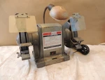 Vintage Sears Craftsman 1/3 Hp , 6" Bench Grinder W/ Light Model 397.19391 Usa. Fixed Price $89.98.