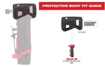 Genuine Milwaukee 49-16-2485 M12 Fuel Right Angle Die Grinder Protective Boot. Fixed Price $14.99.