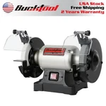 Bucktool 6-inch Low-speed Bench Grinder Electric Tool, Wobble-free Wheel. Fixed Price $89.99.