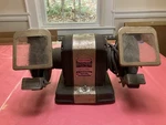Vtg Craftsman 6 1/4 Hp Ball Bearing Split Phase Block Grinder #115-19500/usa. Fixed Price $125.00.