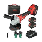 Cordless Angle Grinder With 20v Battery 2 X 4.0 Ah (red-upgraded) Red-upgraded. Fixed Price $118.82.