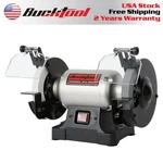 Bucktool 6-inch Low-speed Bench Grinder Power Tools, Wobble-free Wheel. Fixed Price $85.00.