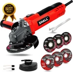 7.5 Amp 4-1/2 Inch Angle Grinder 12000 Rpm With 2 Safety Guards 3 Cutting Wheels. Fixed Price $46.94.