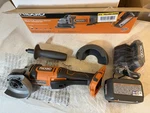 Ridgid 18v 4-1/2 In. Angle Grinder Kit W/ 4ah Battery & Charger - R860451k. Fixed Price $110.00.