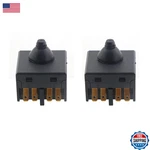 Zhyohen 2pcs 4 Inch Angle Grinder Push Button Power Switch Replacement Black. Fixed Price $13.66.