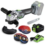 Workpro Cordless Angle Grinder, 20v Brushless Grinder With 4.0ah Battery Fast. Fixed Price $77.96.