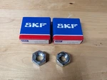Bench Grinder Sealed Bearings & Arbor Nuts Set 6 Baldor Compatible Usa. Fixed Price $28.00.