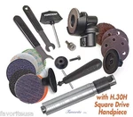 Foredom Angle Grinder Kit With 30h Square Drive Handpiece & Accessories-ak69130h. Fixed Price $267.00.