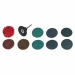 Milwaukee 49-92-9000 10pc 2in Quick Change Disc Kit For Die Grinders. Fixed Price $23.80.