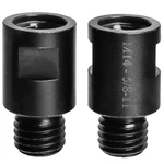 Eyech 2pcs M14 To 5/8"-11 Angle Grinder Arbor Adapter, Female Black. Fixed Price $14.24.