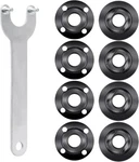 9pcs Angle Grinder Nuts Wrench Spanner & Flange For Makita Bosch Ryobi New. Fixed Price $12.69.