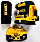 Dewalt Dcw210 20v Cordless 5" Orbital Sander, Dcb205 5.0 Ah Battery 20 Volt. Fixed Price $149.97.