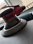 Snap On Tools 6-inch Dual Function Orbital Rotary Handled Sander Red. Fixed Price $200.00.