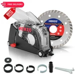 Herzo Dust Shroud Extraction Cutting Guard For 5 Inch And 4-1/2 Black. Fixed Price $52.99.